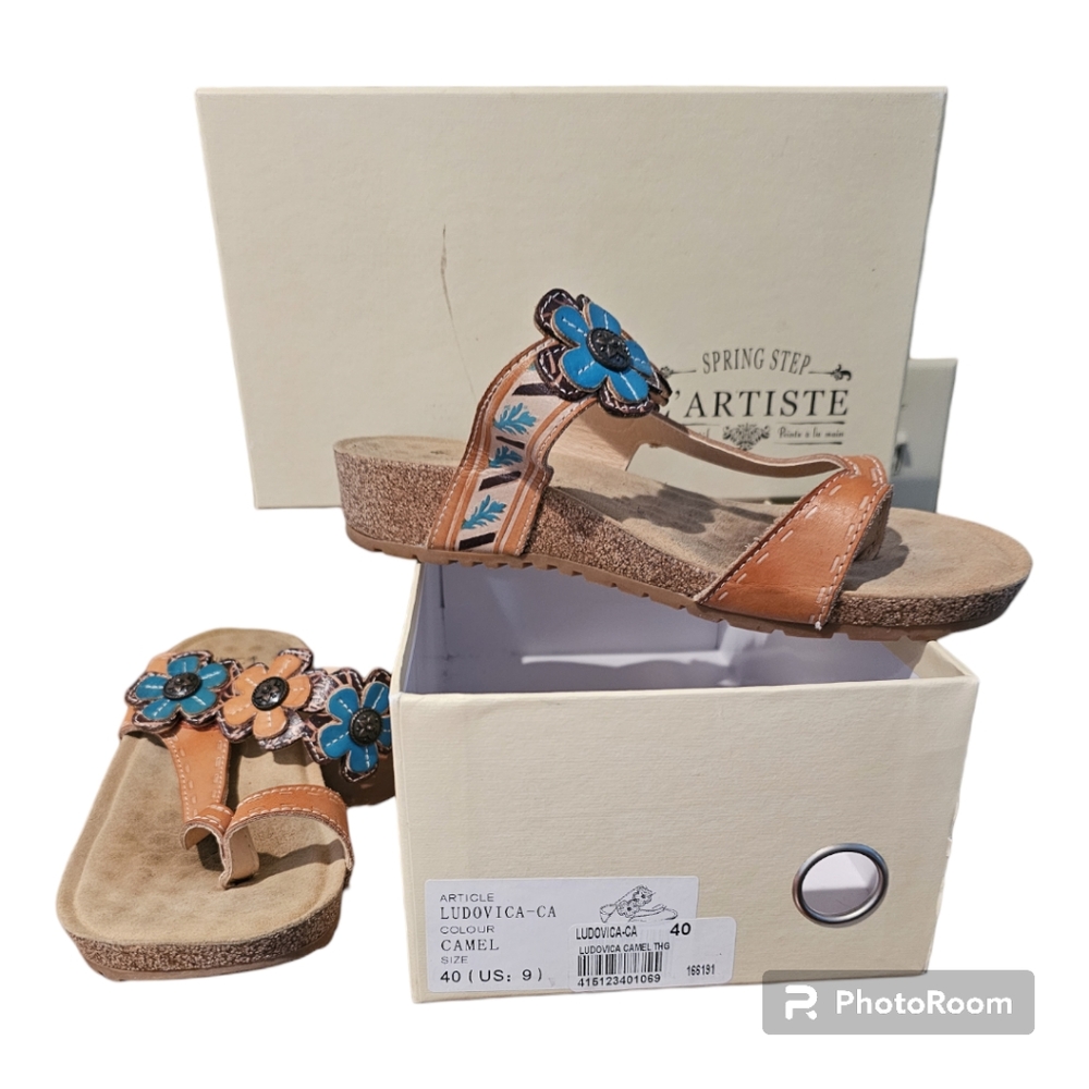 L' Atiste spring step damour foral sandals
